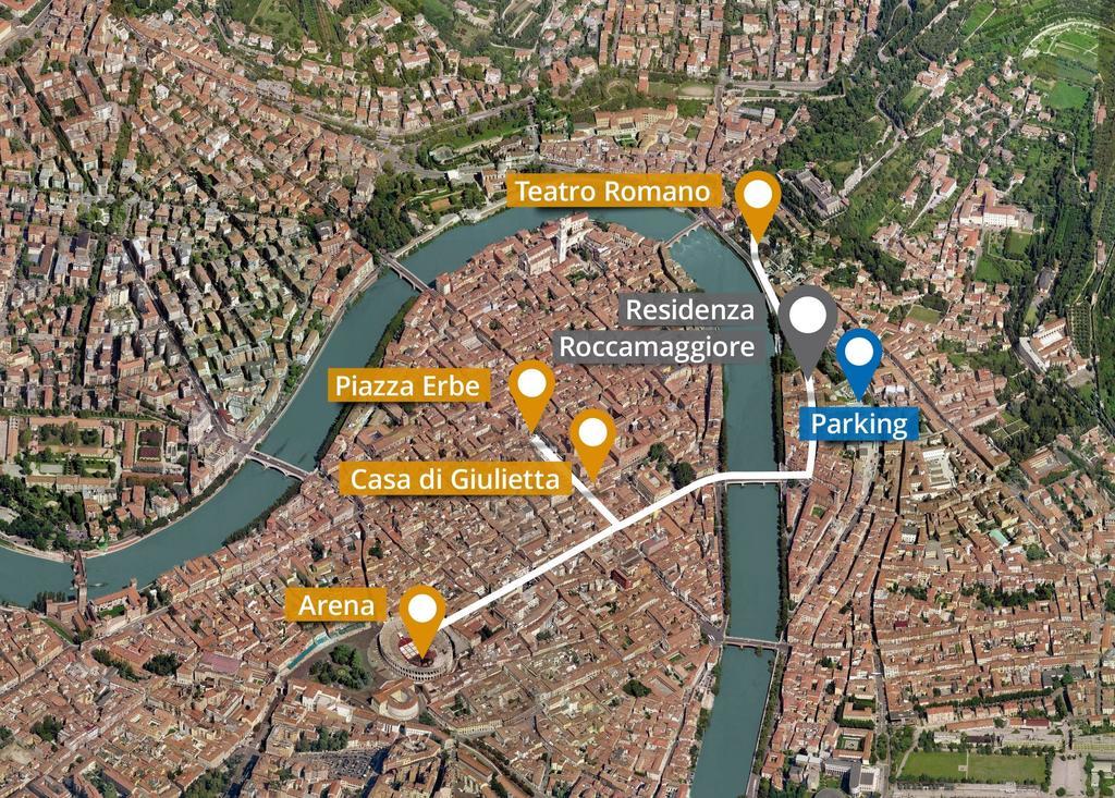 Residenza Roccamaggiore Verona Eksteriør bilde